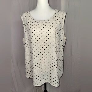 🦜🦜3/$25  Ann Klein Sleeveless Blouse